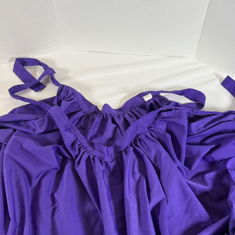 Purple Mexican Folklórico Skirt Full Circle Dance Skirt - Picture 3 of 6